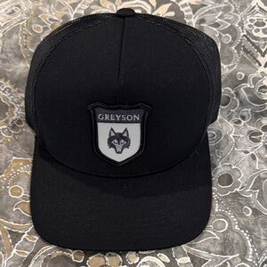 Greyson Trucker Hat in Shepherd (Black)